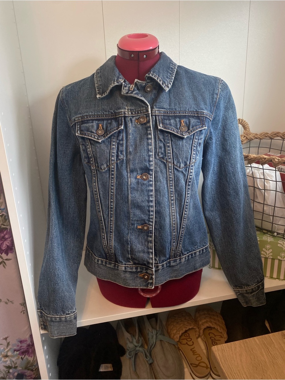 GAP Blue Women's Denim Trucker Jacket